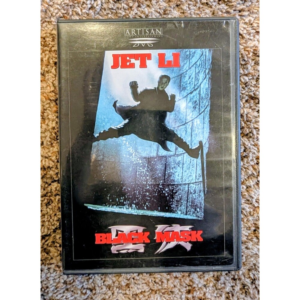 Black Mask DVD (1999) Jet Li Martial Arts Action Movie Artisan Widescreen
